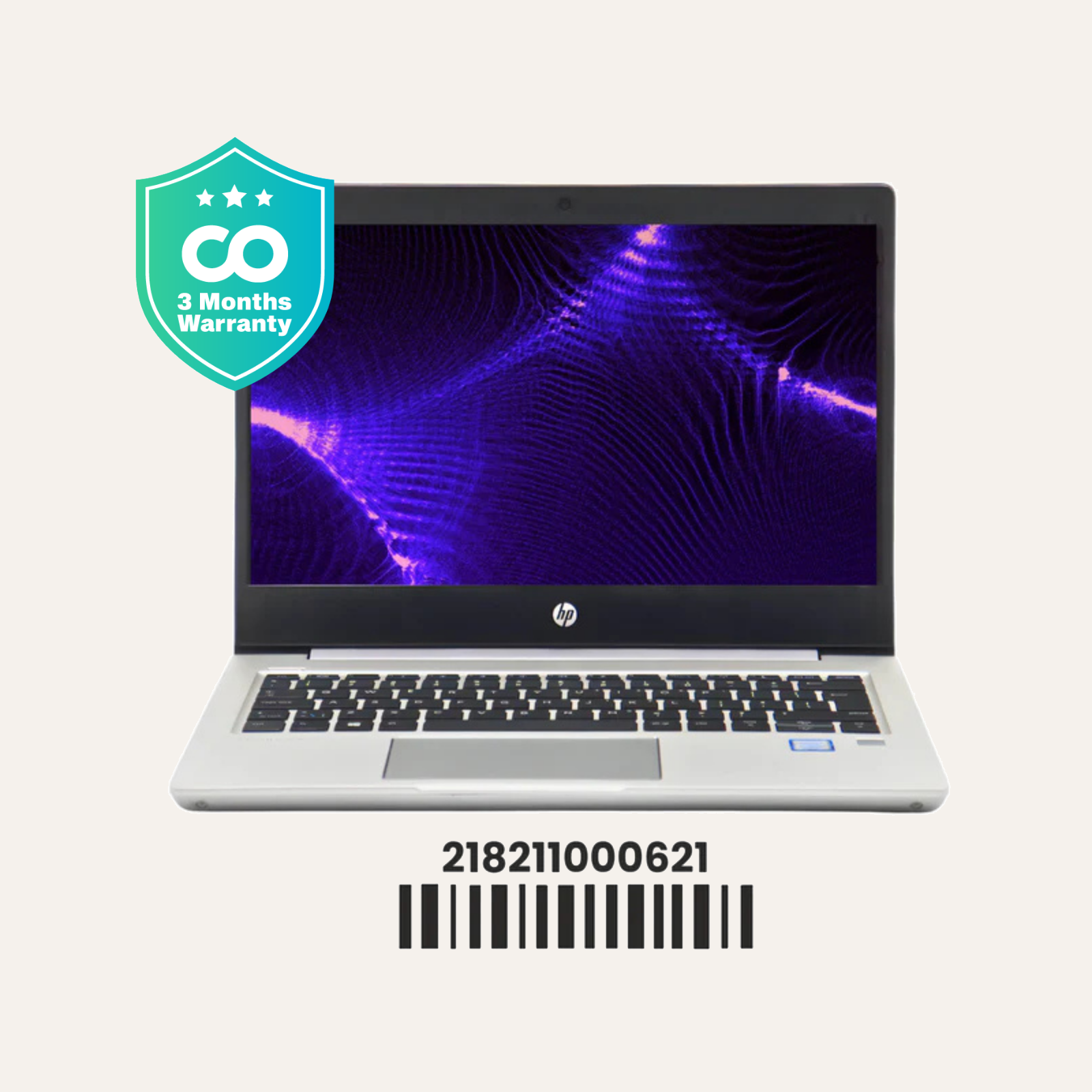 HP PROBOOK 430 G6: 8th Gen i5, 8GB RAM, 256GB SSD, SN:00621