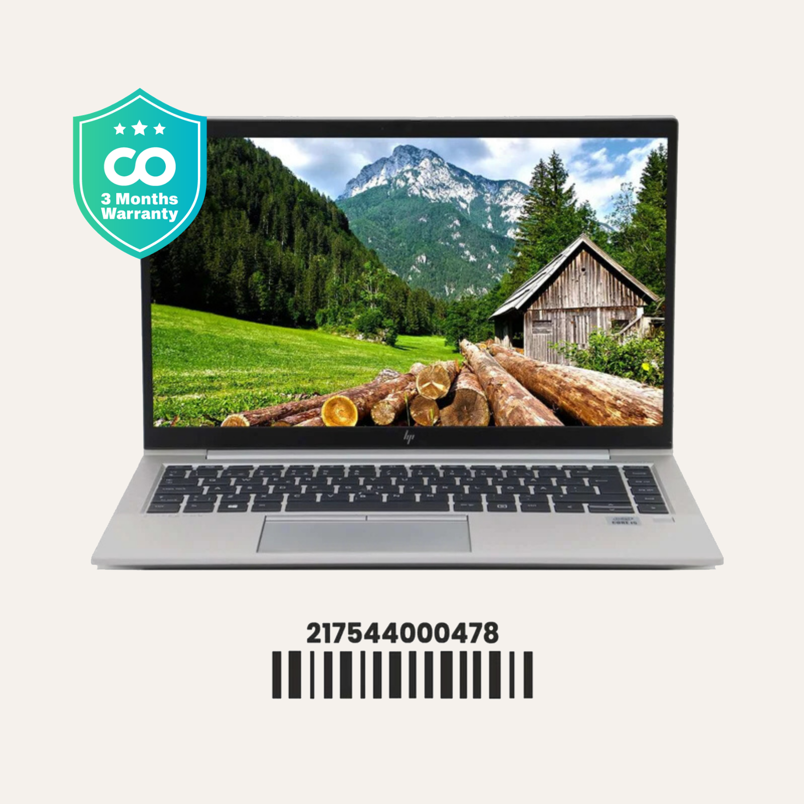 HP ELITEBOOK 840 G7: Intel Core i5, 10th Gen, 16GB RAM, 256GB SSD SN:00478