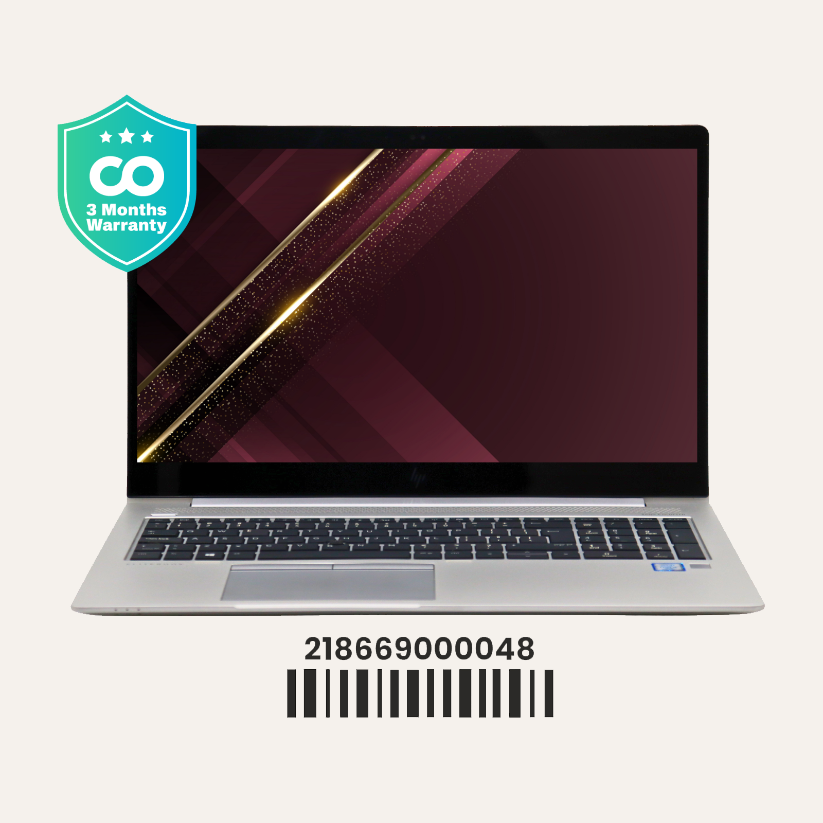 HP ELITEBOOK 850 G5: 8th Gen i5, 8GB RAM, 256GB SSD, SN:00048