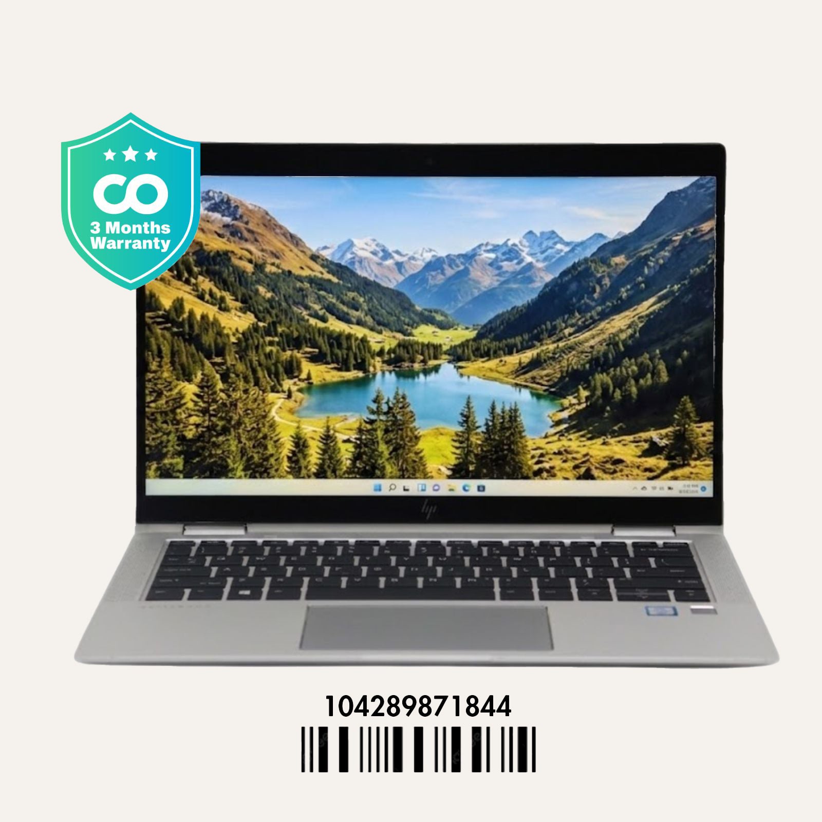 HP ELITEBOOK X360 1030 G4: 8th Gen i5, 16GB RAM, 256GB SSD, SN:71844