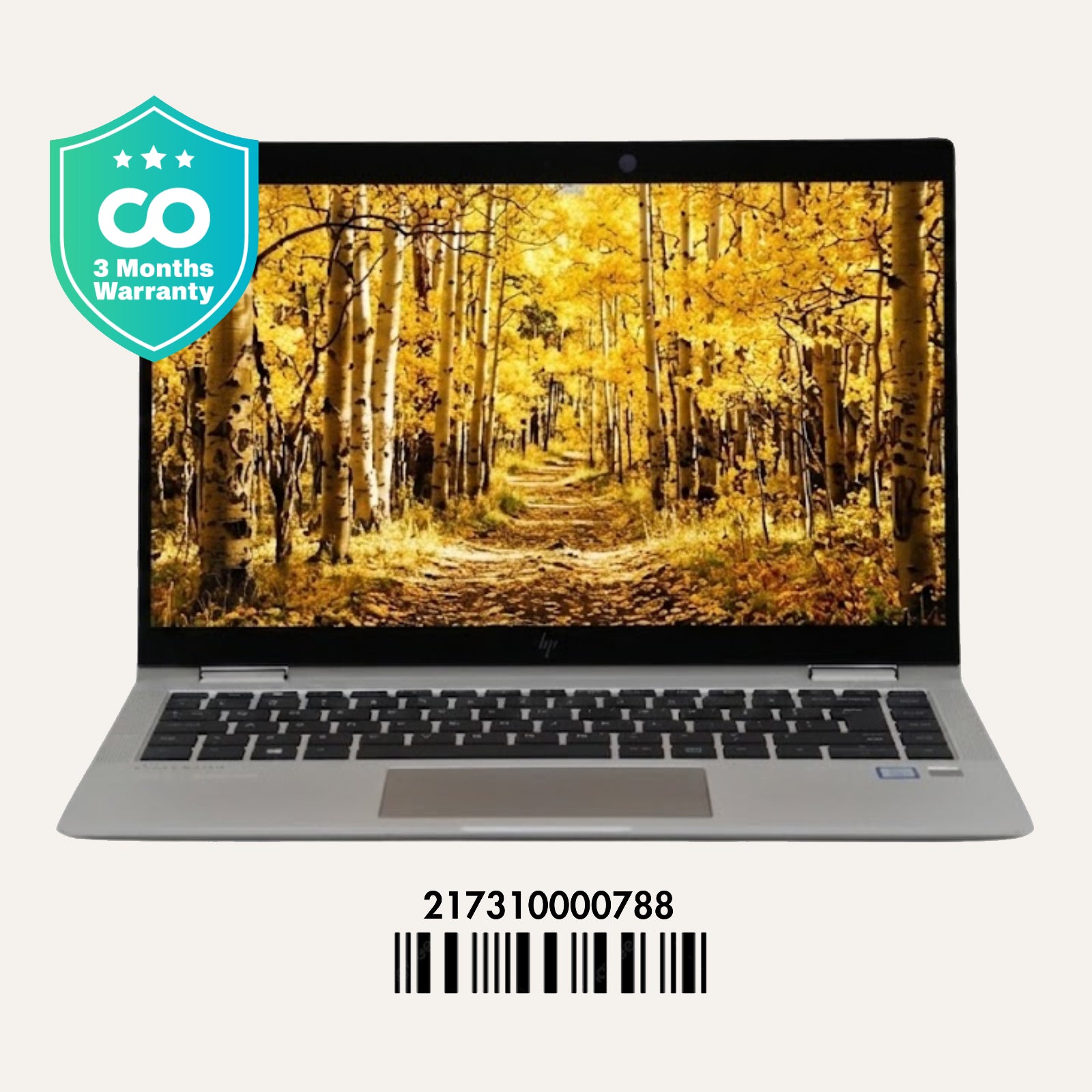 HP ELITEBOOK X360 1040 G6: Intel Core i5, 8th Gen, 8GB RAM, 256GB SSD SN:00788