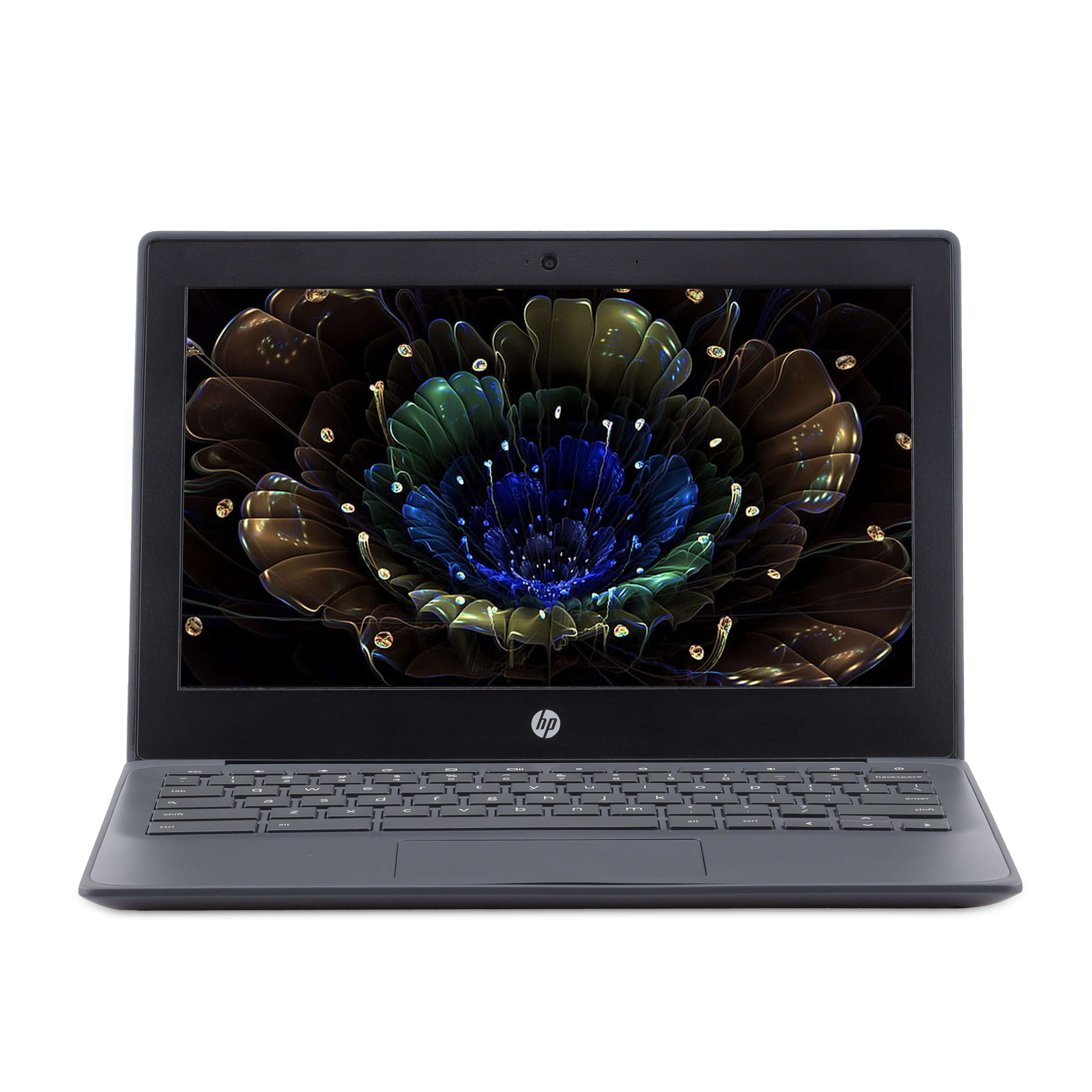 T-Comp Chromebook 11A G8 open laptop displaying Chrome OS desktop screen