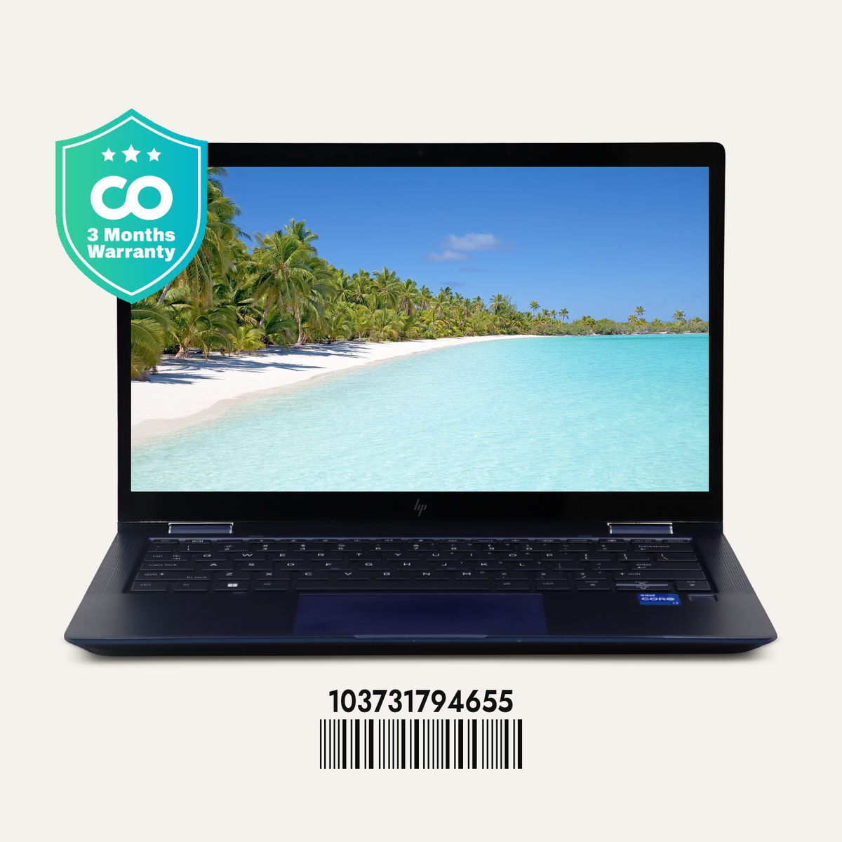 HP ELITE DRAGONFLY G2 SN: 94655 front view