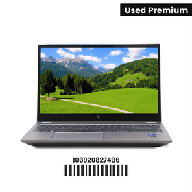 HP ZBOOK FURY 15 G8 MOBILE WORKSTATION PC: 11th Gen i7, 32GB RAM, 512GB SSD, SN:27496