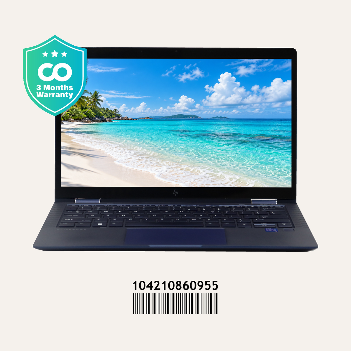 HP Elite Dragonfly G2, 11th Gen i7, 16 GB RAM, 512 GB SSD, SN:60955