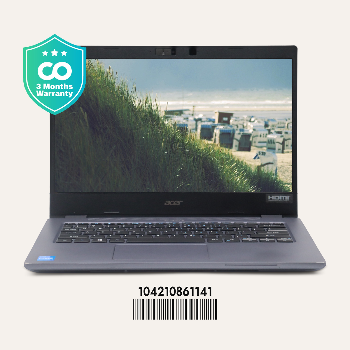ACER TRAVELMATE P414-51 SN: 61141 front view