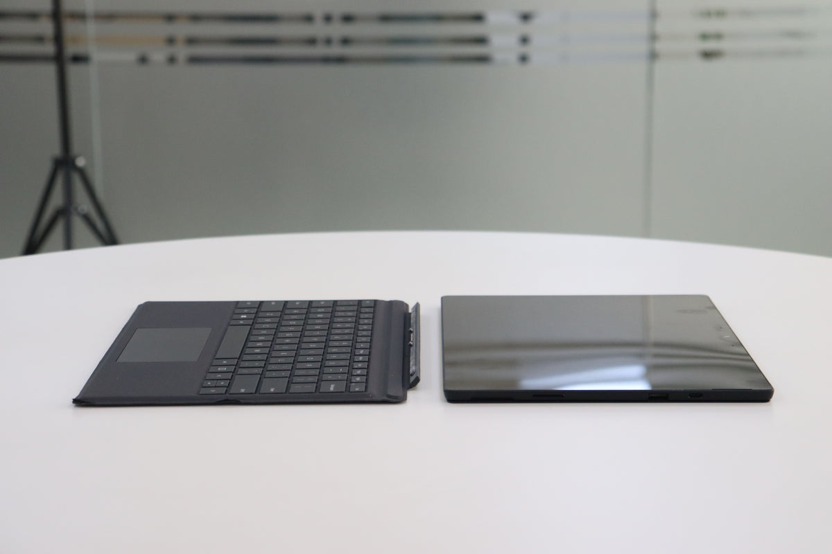 MICROSOFT SURFACE PRO 7+ SN:78365 detached keyboard view
