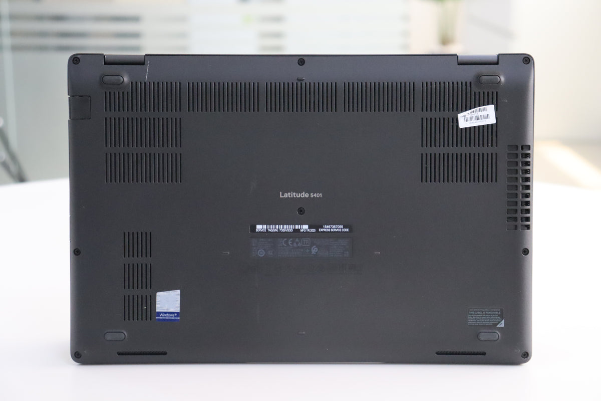 DELL LATITUDE 5401 SN:95827 bottom view