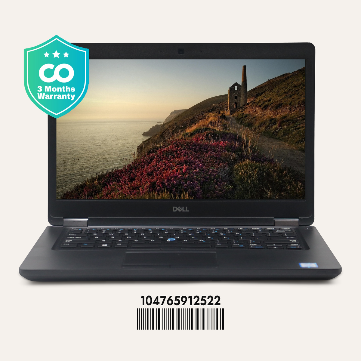 DELL LATITUDE 5490 SN: 12522 front view