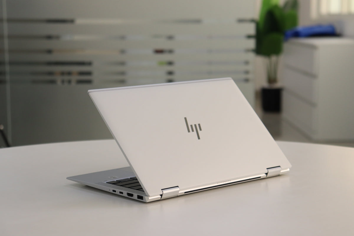 HP ELITEBOOK X360 1030 G7 SN:18857 rear right angle