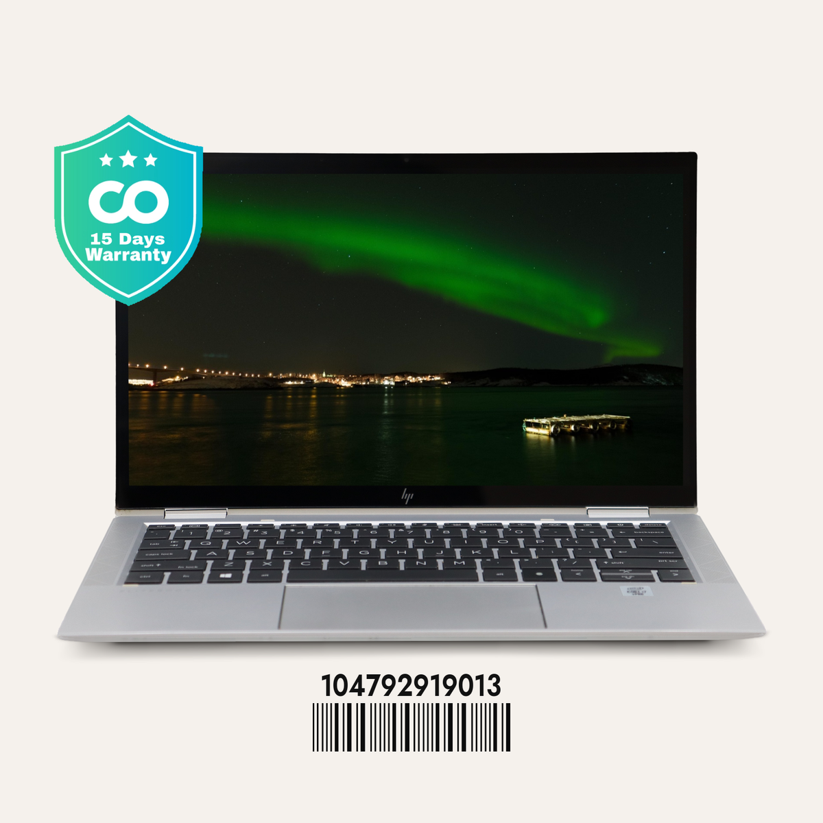 HP ELITEBOOK X360 1030 G7 SN: 19013 front view
