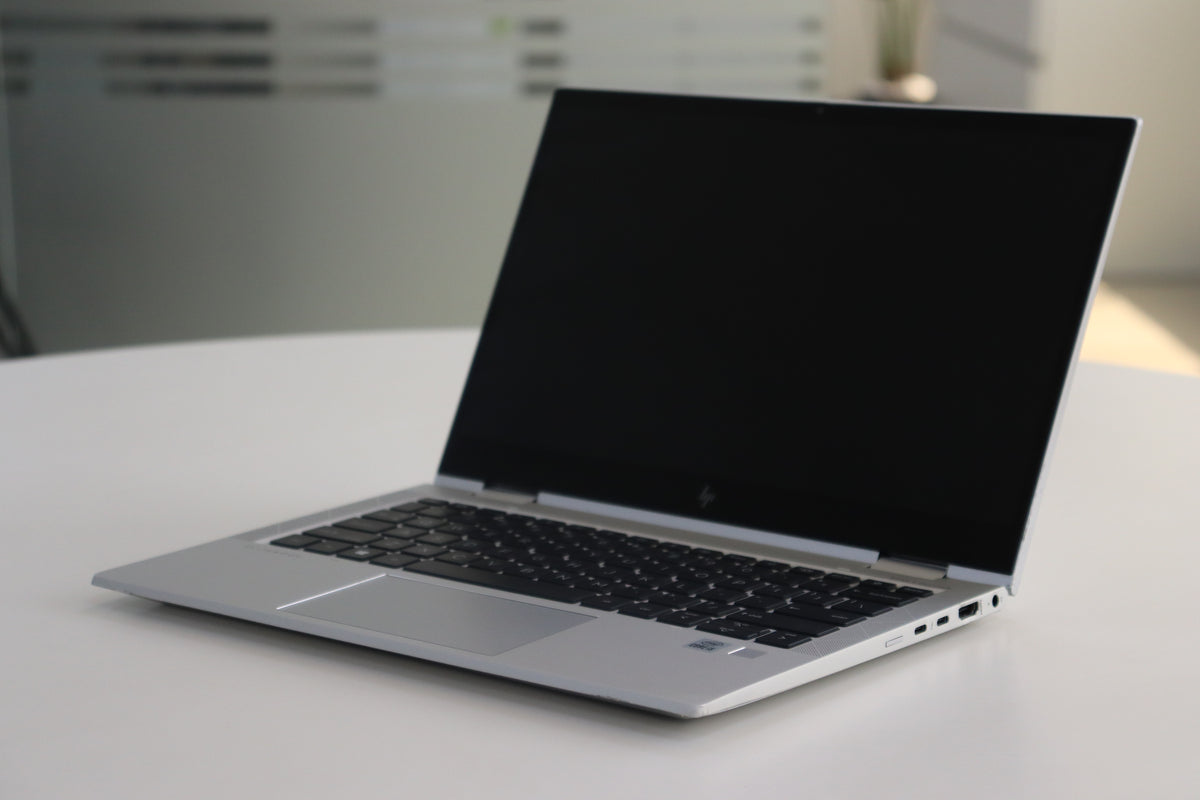 HP ELITEBOOK X360 830 G7 SN:18479 right front angle