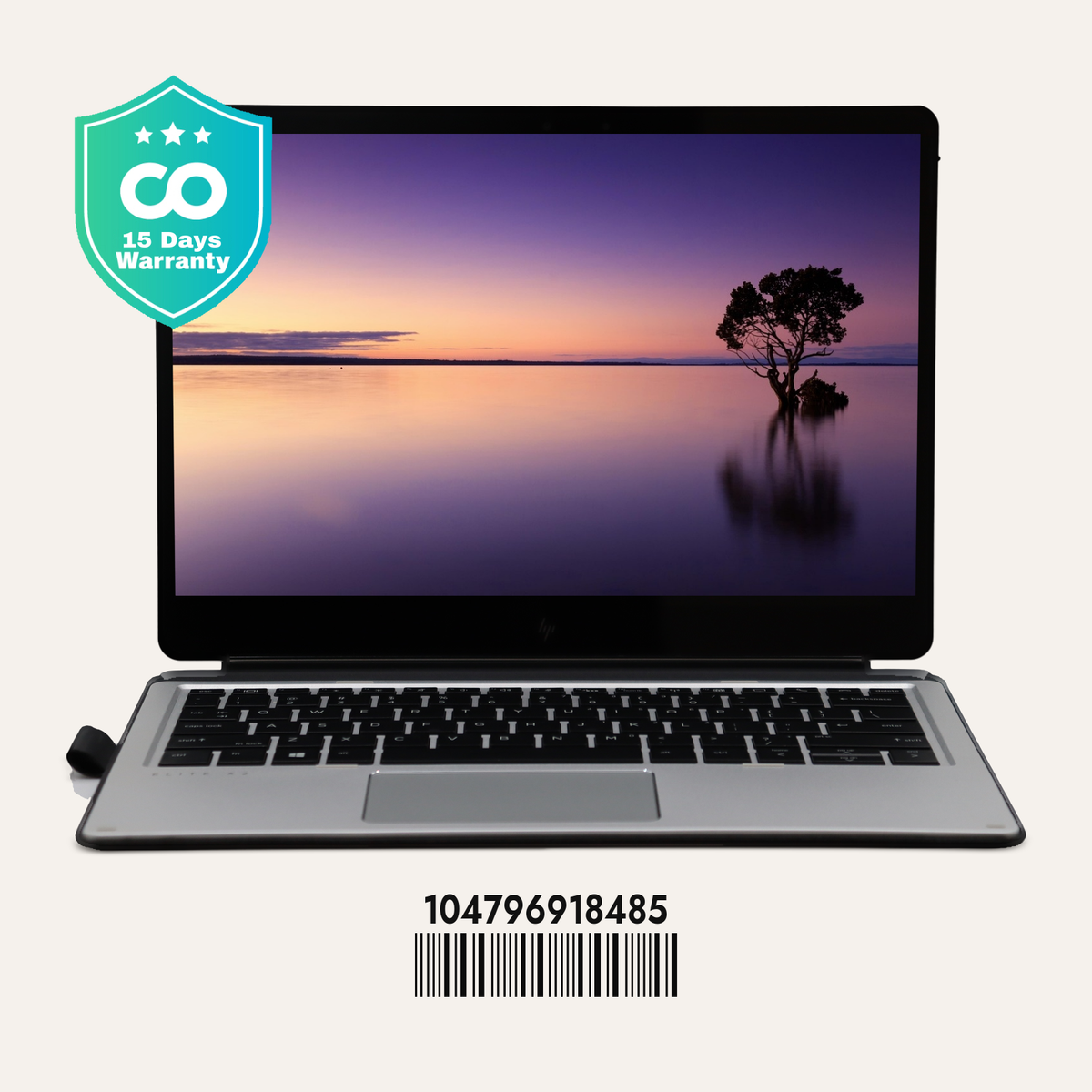 HP ELITE X2 1012 G2 SN: 18485 front view