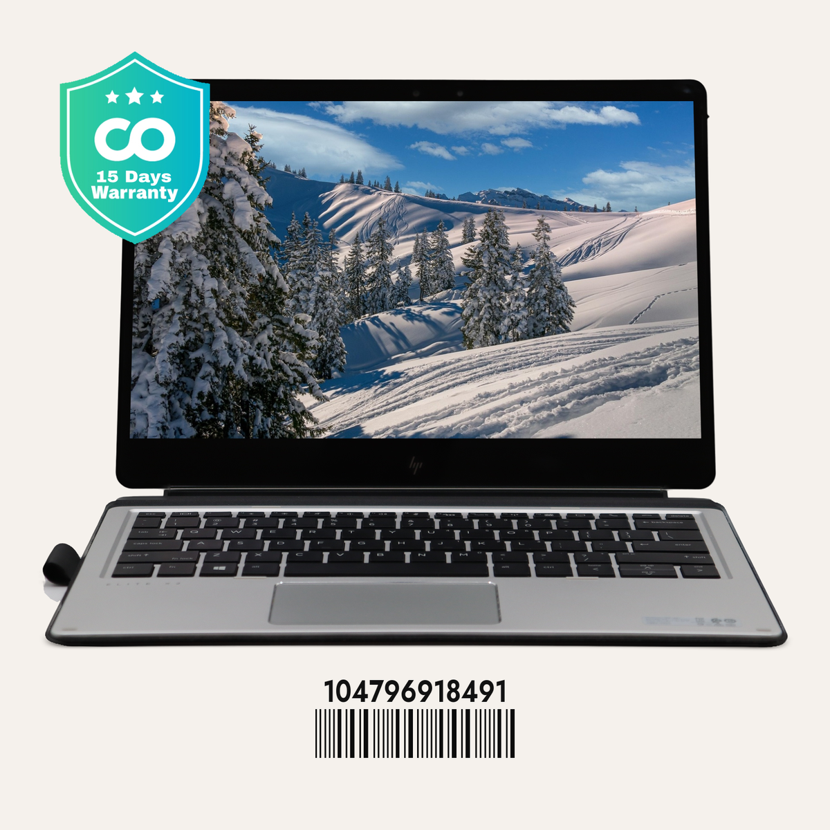 HP ELITE X2 1012 G2 SN: 18491 front view