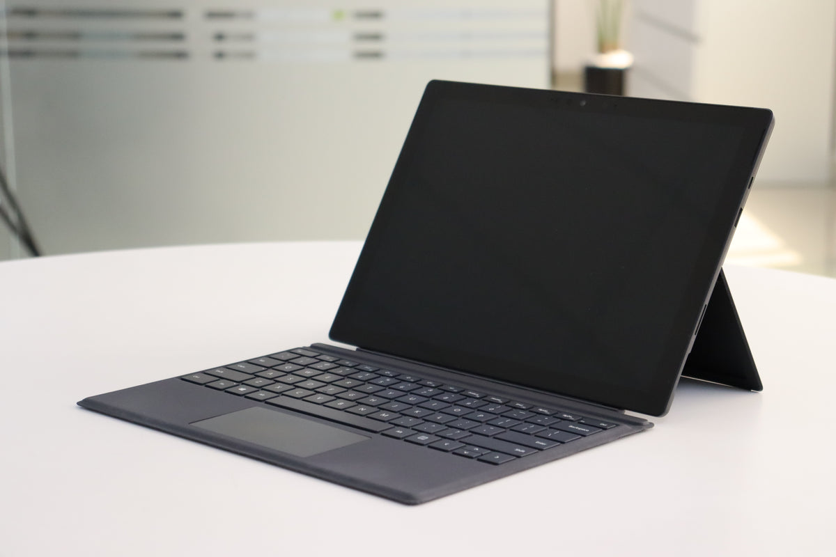 MICROSOFT SURFACE PRO 7+ SN:18641 right front angle