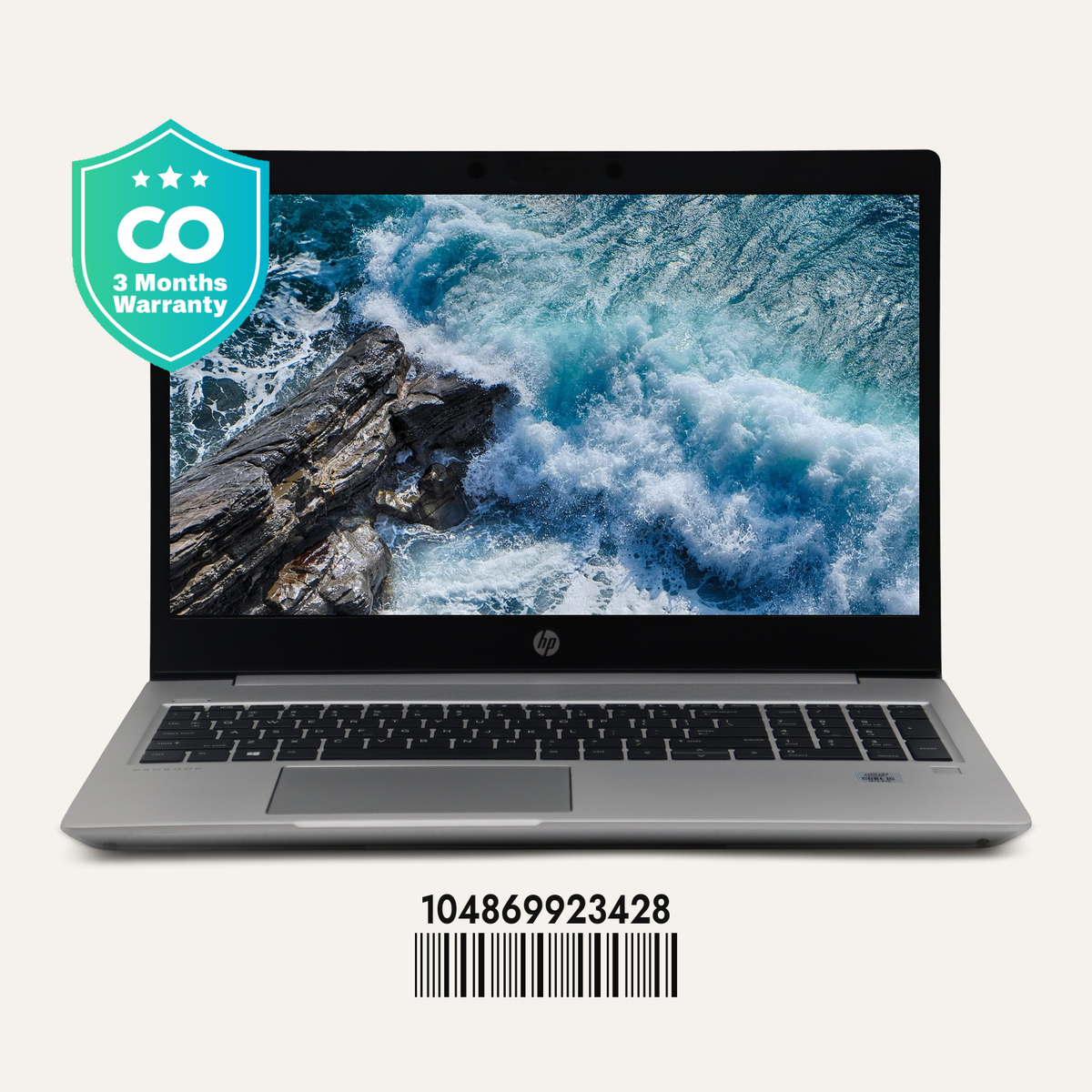 HP PROBOOK 450 G7 SN: 23428 front view