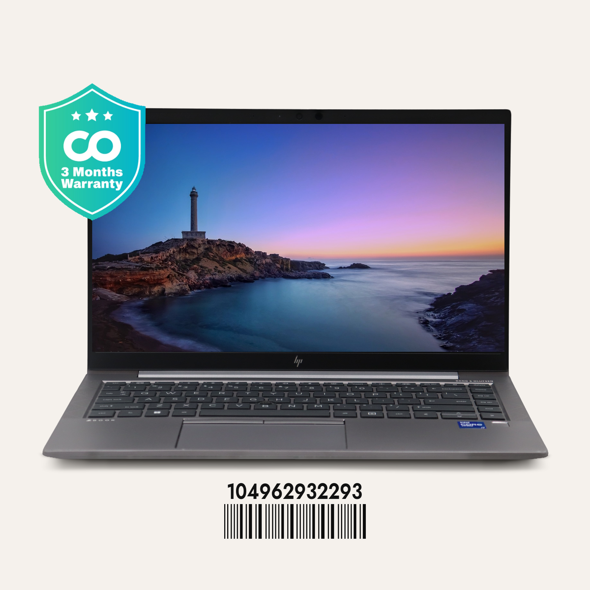 HP ZBOOK FIREFLY 14 G8 SN: 32293 front view