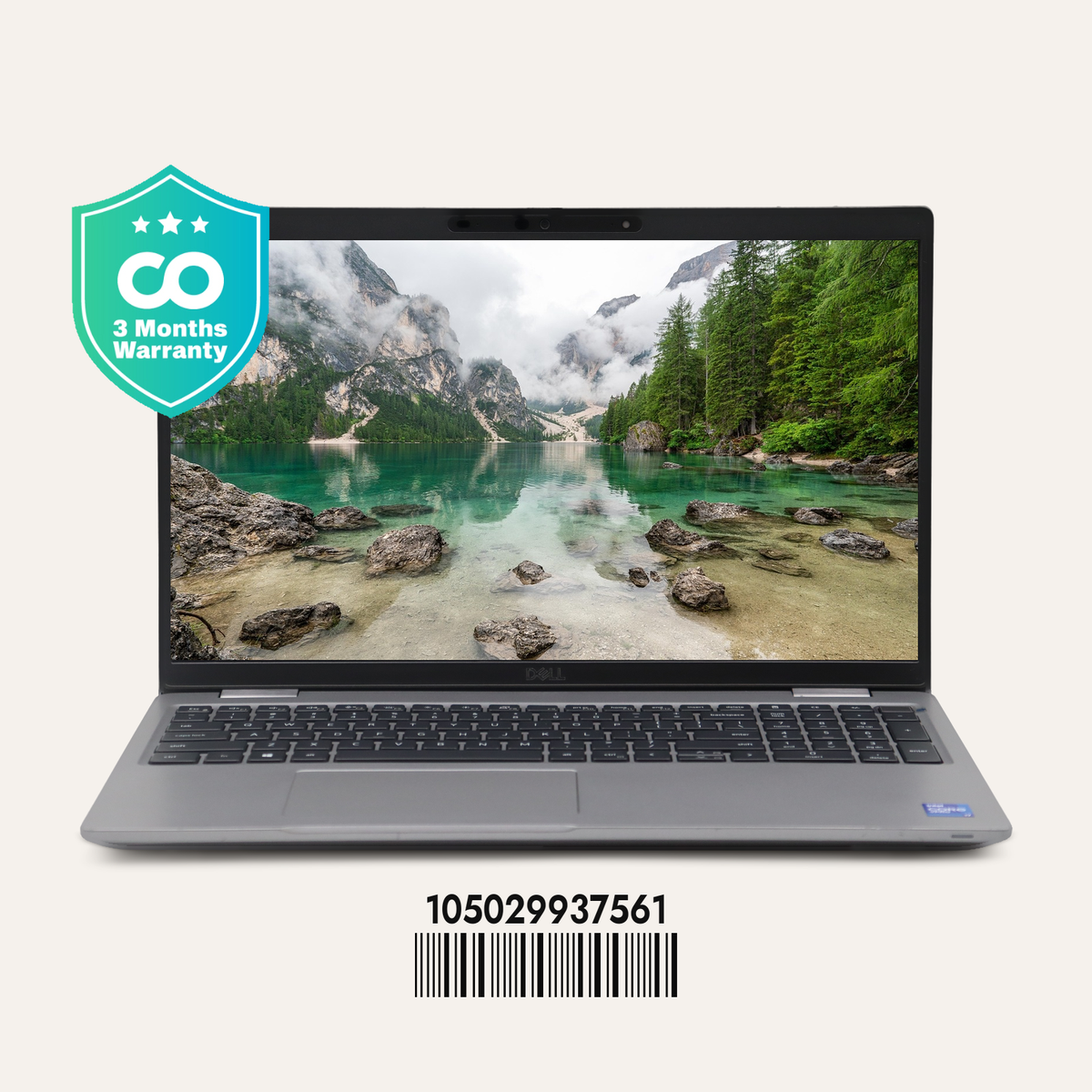 DELL LATITUDE 5520 SN: 37561 front view