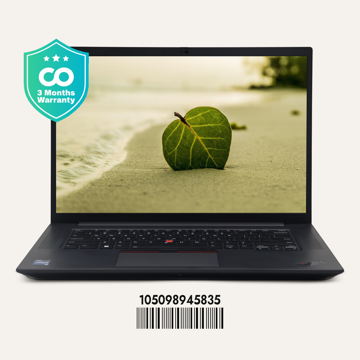 LENOVO THINKPAD P1 GEN 5 SN: 45835 front view