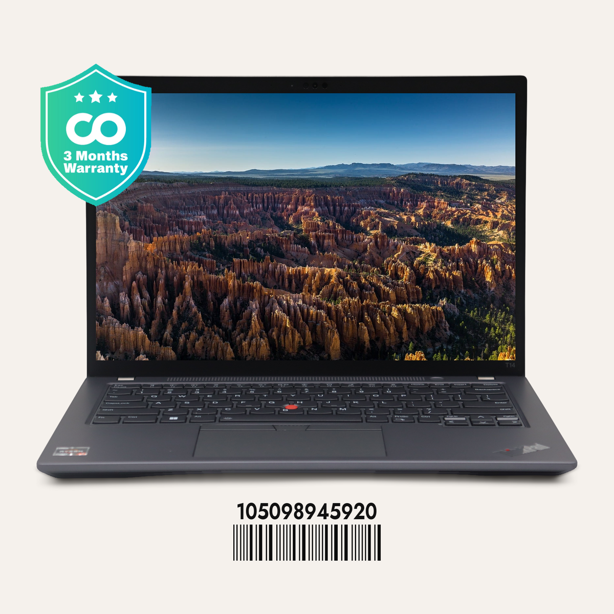 LENOVO THINKPAD T14 GEN 4 SN: 45920 front view