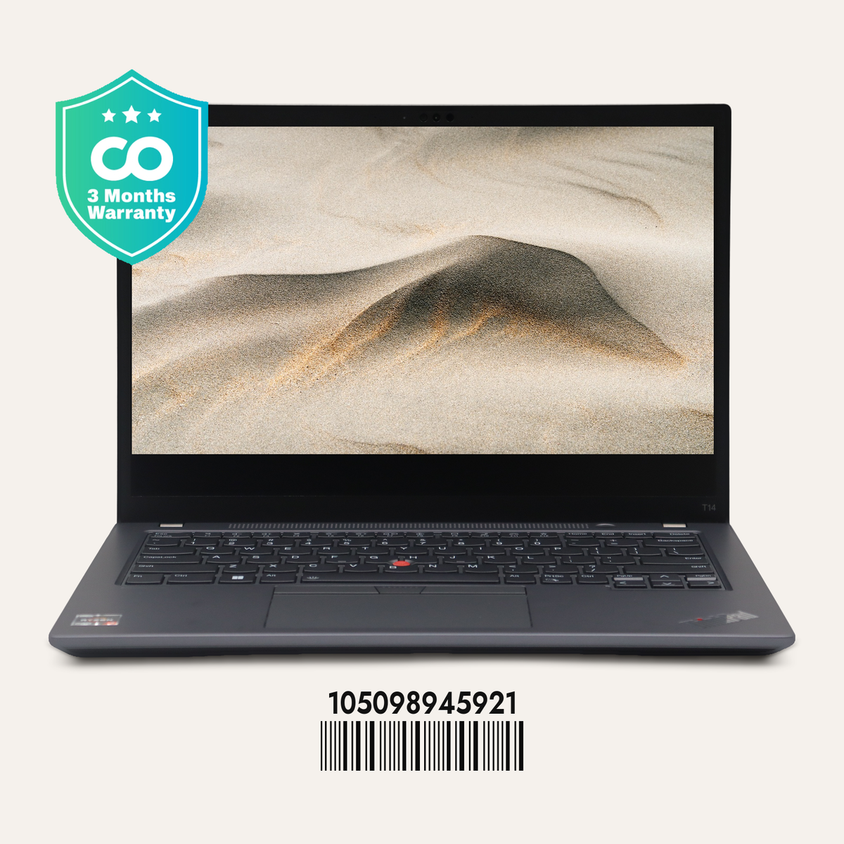 LENOVO THINKPAD T14 GEN 4 SN: 45921 front view