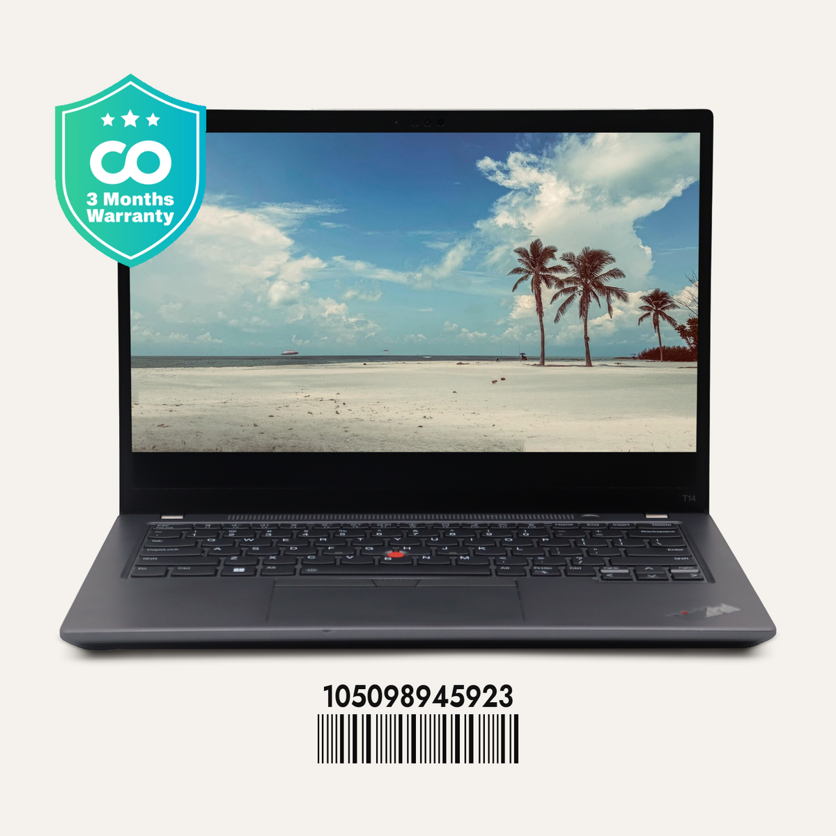 LENOVO THINKPAD T14 GEN 4 SN: 45923 front view
