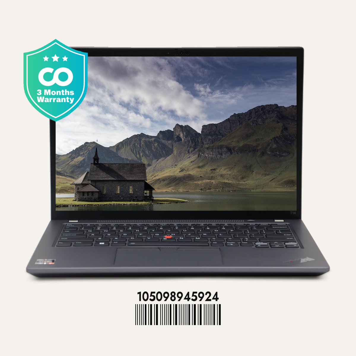 LENOVO THINKPAD T14 GEN 4 Serial No.: 105098945924 front view