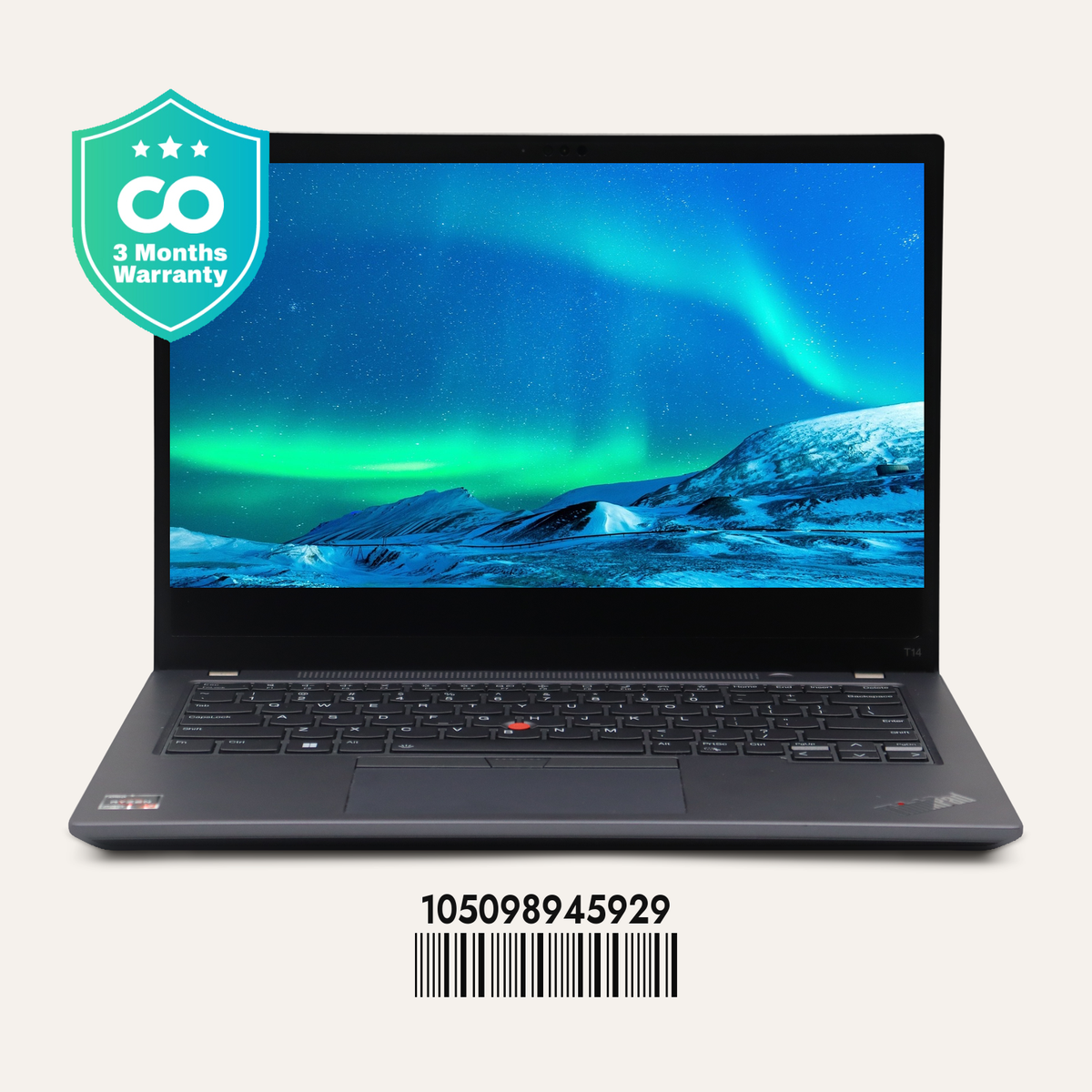 LENOVO THINKPAD T14 GEN 4 SN: 45929 front view