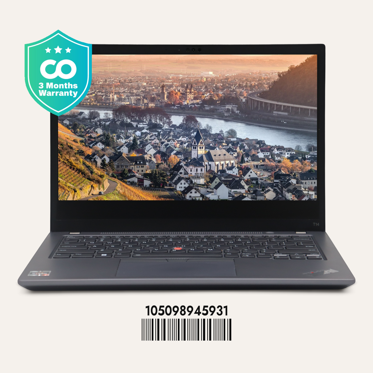 LENOVO THINKPAD T14 GEN 4 SN: 45931 front view