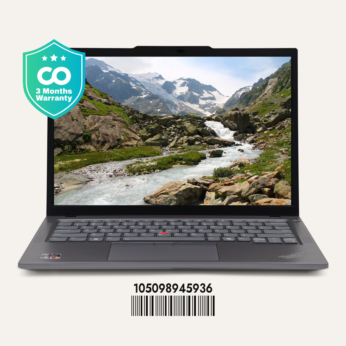 LENOVO THINKPAD T14 GEN 5 SN: 45936 front view