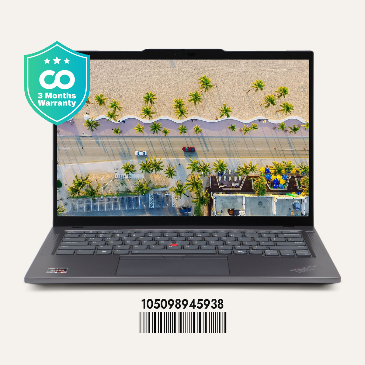 LENOVO THINKPAD T14 GEN 5 Serial No.: 105098945938 front view