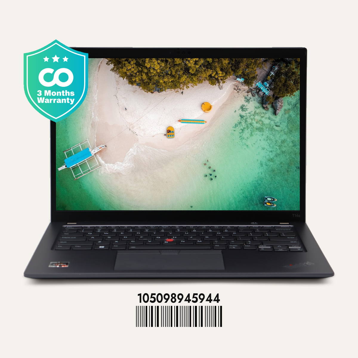 LENOVO THINKPAD T14S GEN 4 Serial No.: 105098945944 front view
