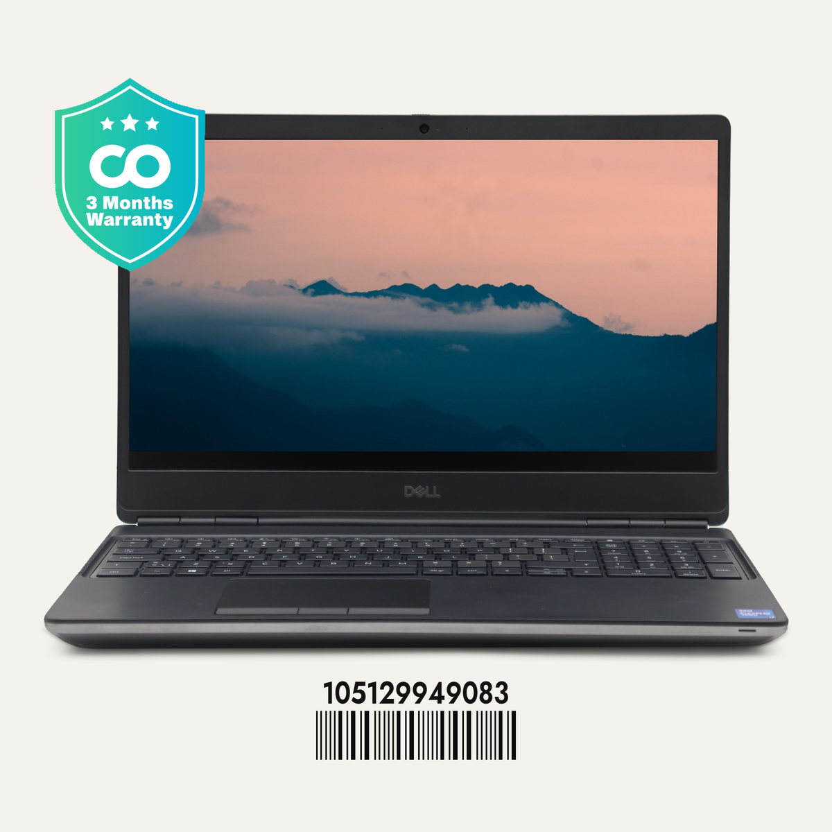 DELL PRECISION 7560 SN: 49083 front view