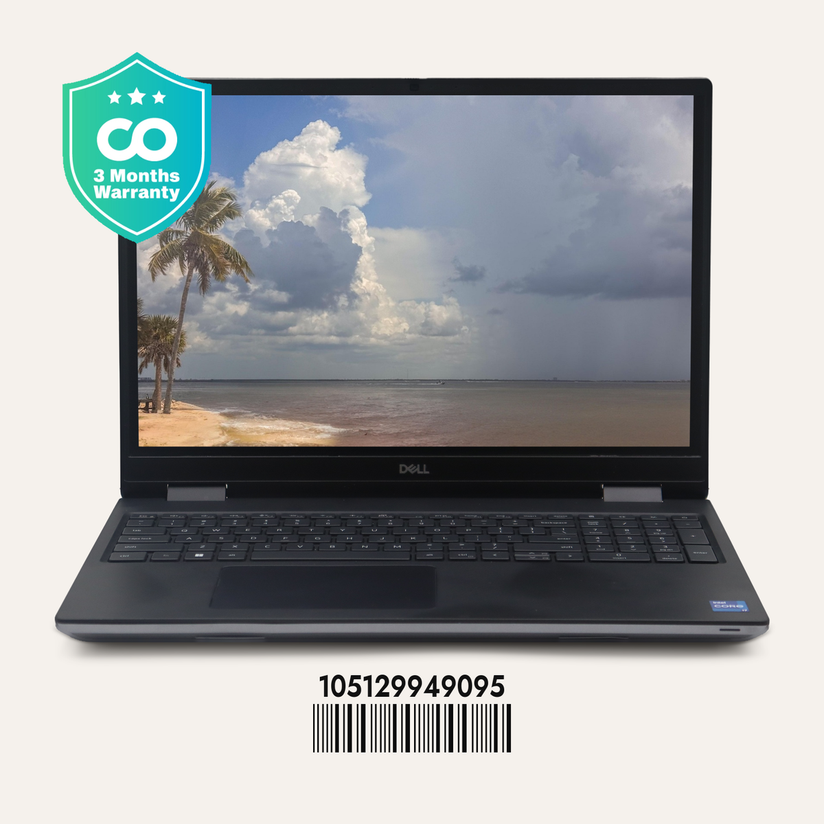 DELL PRECISION 7670 SN: 49095 front view