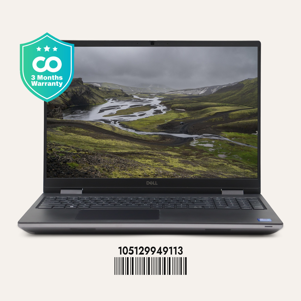 DELL PRECISION 7670 SN: 49113 front view