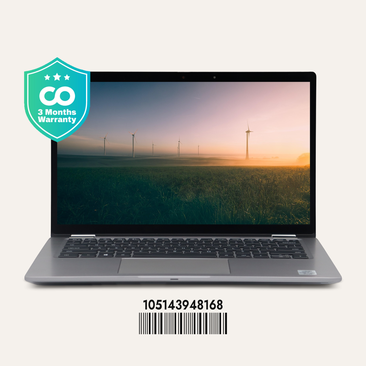 DELL LATITUDE 7410 2-in-1 SN: 48168 front view