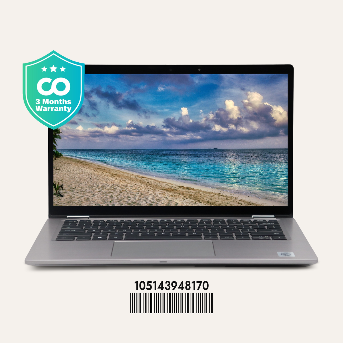 DELL LATITUDE 7410 SN: 48170 front view