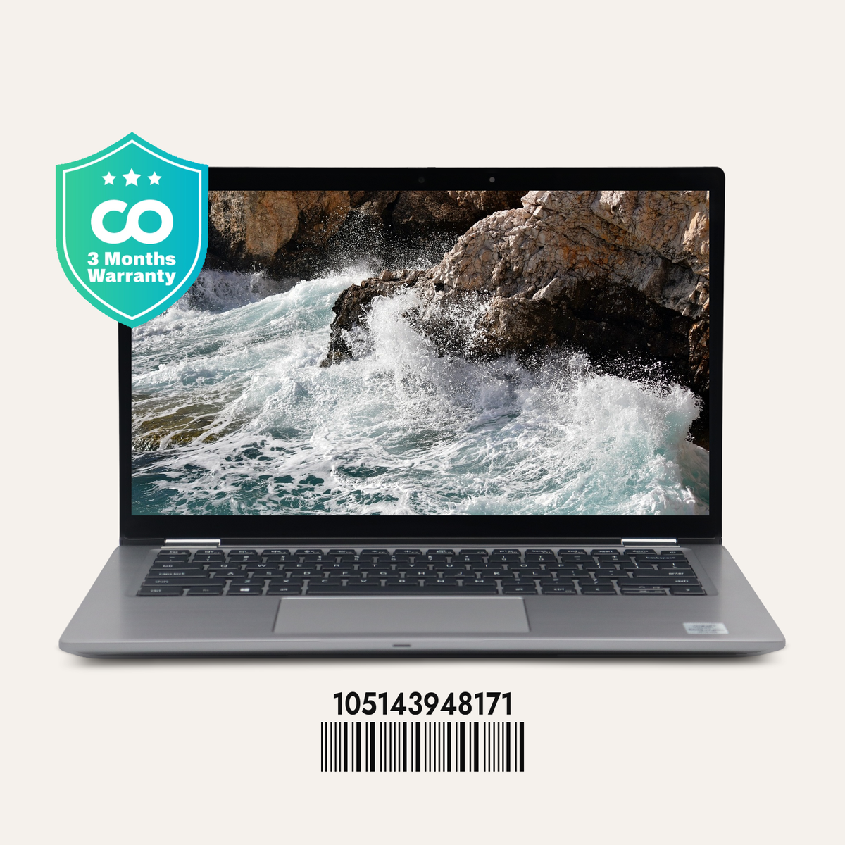 DELL LATITUDE 7410 2-in-1 SN: 48171 front view