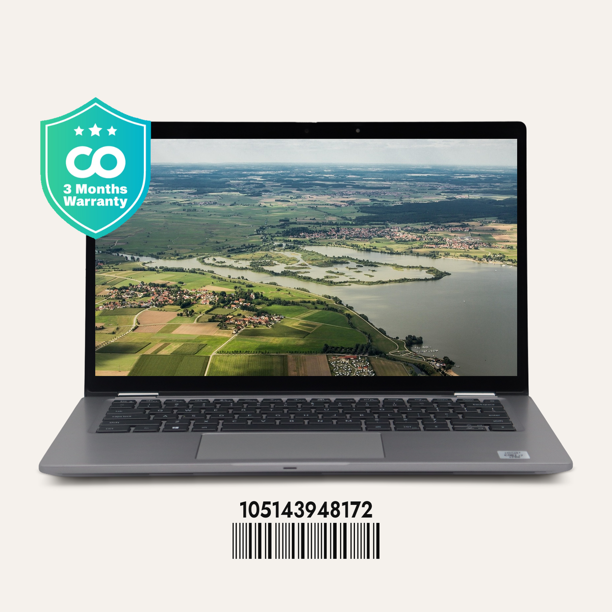 DELL LATITUDE 7410 2-in-1 SN: 48172 front view