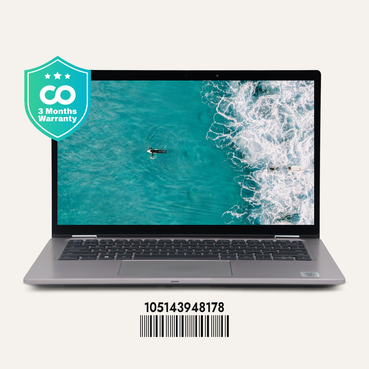 DELL LATITUDE 7410 2-in-1 SN: 48178 front view
