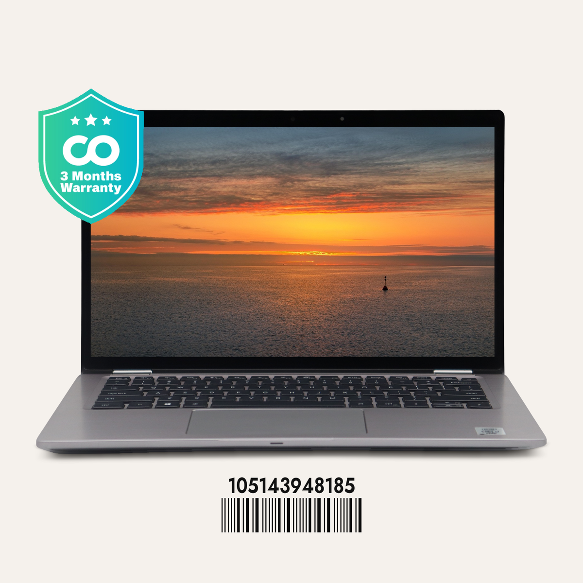 DELL LATITUDE 7410 2-in-1 SN: 48185 front view
