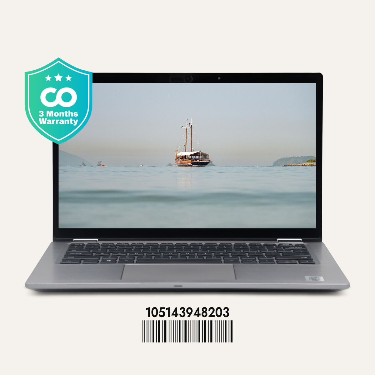 DELL LATITUDE 7410 2-in-1 SN: 48203 front view
