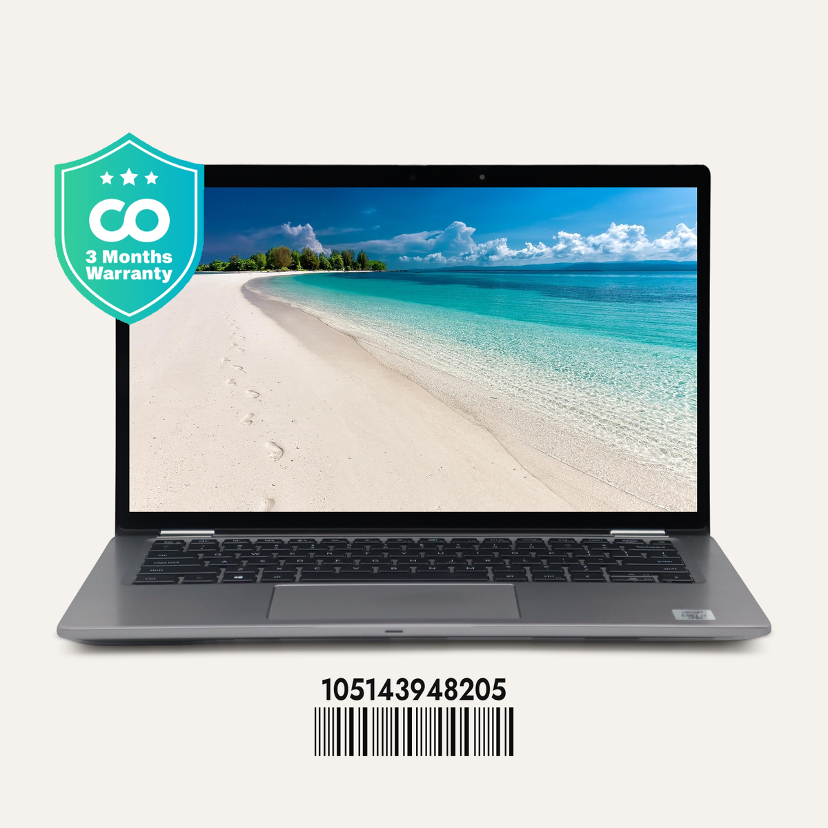 DELL LATITUDE 7410 2-in-1 SN: 48205 front view
