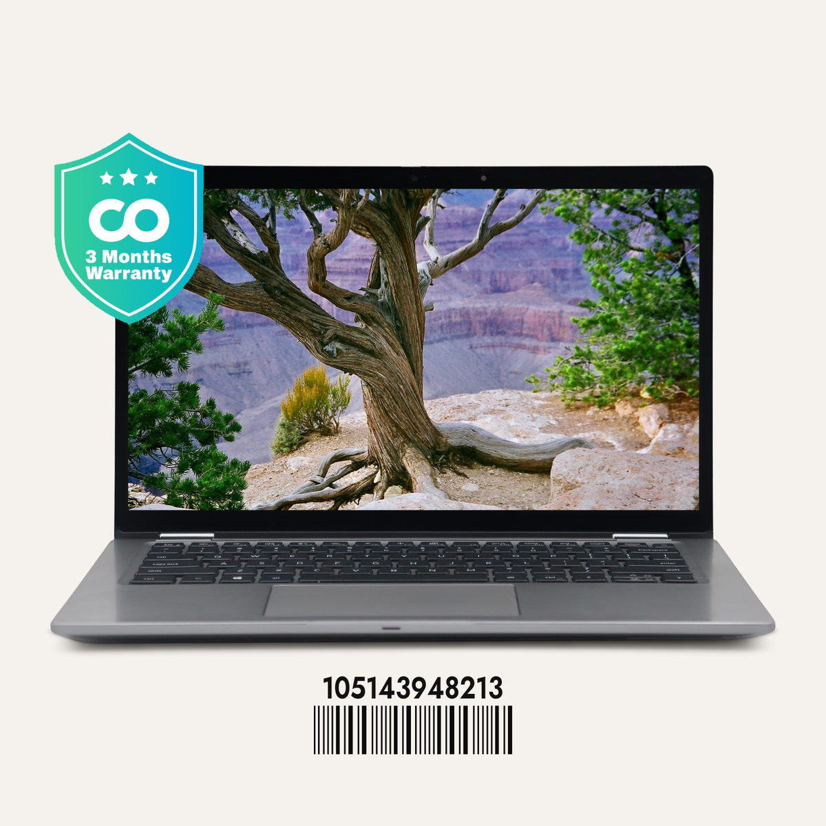 DELL LATITUDE 7410 SN: 48213 front view