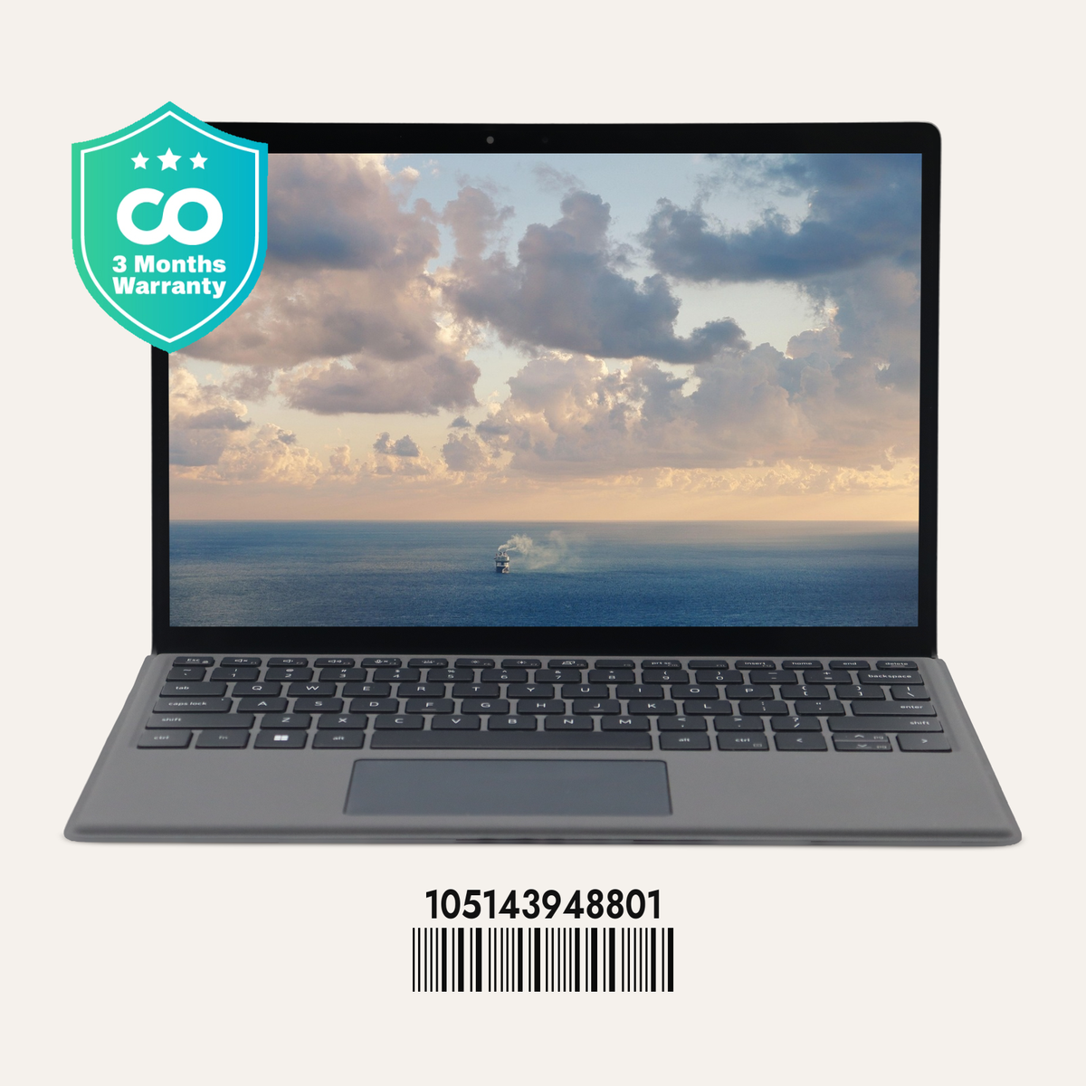 DELL LATITUDE 7320 DETACHABLE SN: 48801 front view