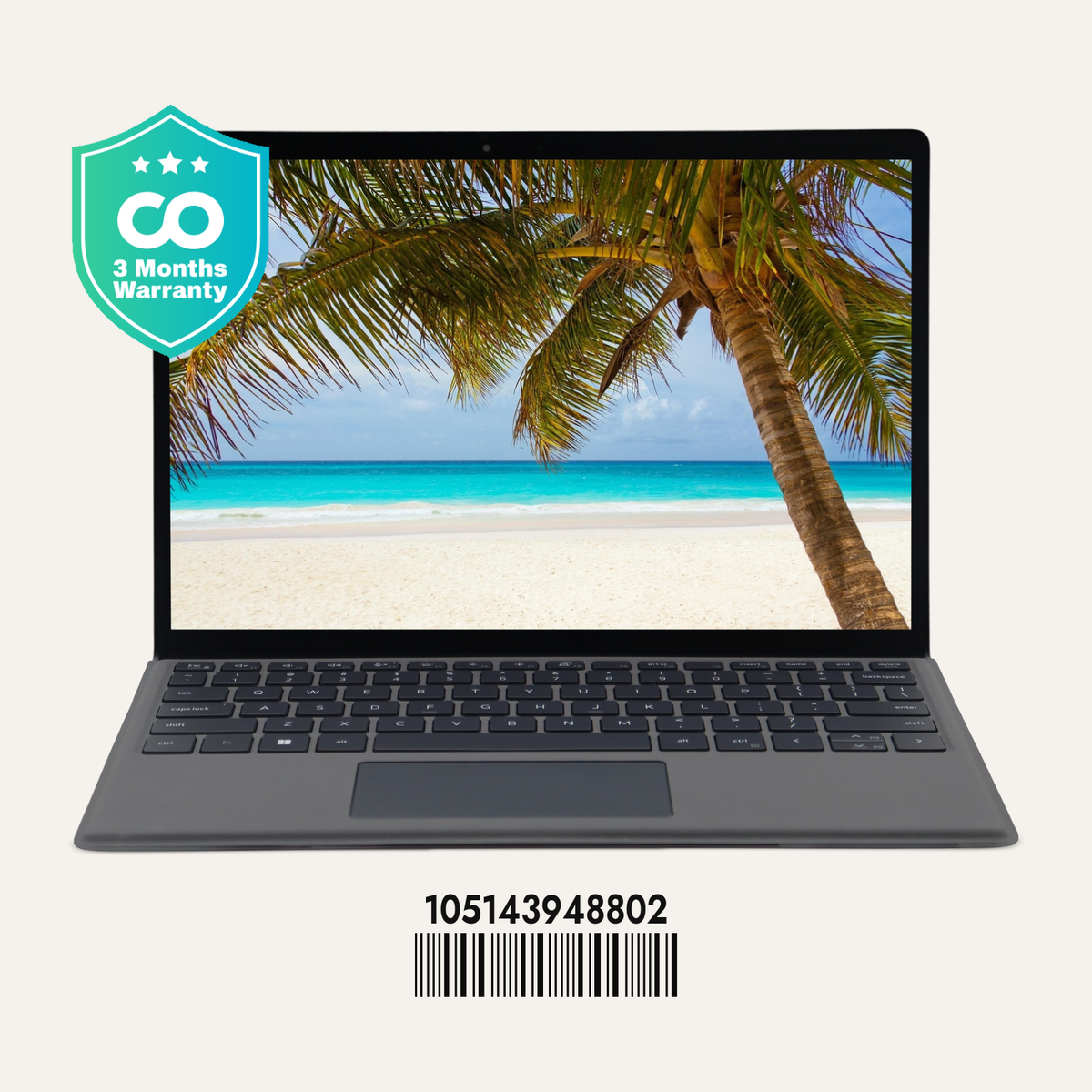 DELL LATITUDE 7320 DETACHABLE SN: 48802 front view