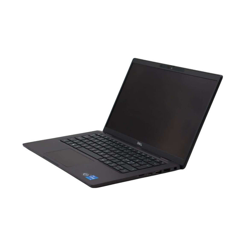T-Comp Dell Latitude 7320 11th Gen i5 open laptop angled view highlighting slim aluminum body