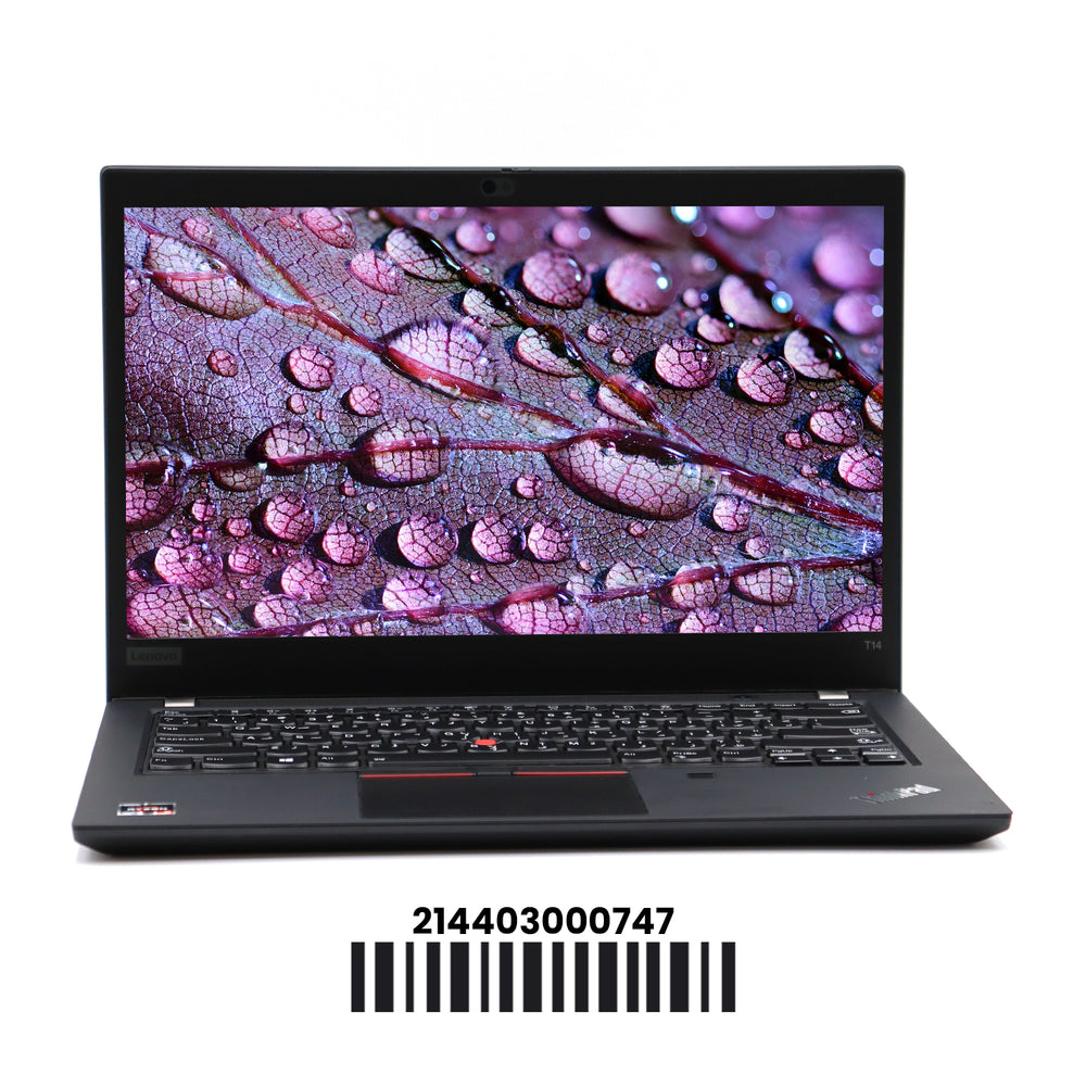 Lenovo ThinkPad T14 GEN 1: Processor; AMD RYZEN 5, 16GB RAM, 256GB SSD
