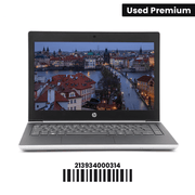 HP ProBook 430 G5: Celeron, 4GB RAM, 128GB SSD, SN:00314