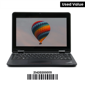 ThinkPad Yoga 11E 3rd Gen: Celeron, 4GB RAM, 128GB SSD, SN:00111